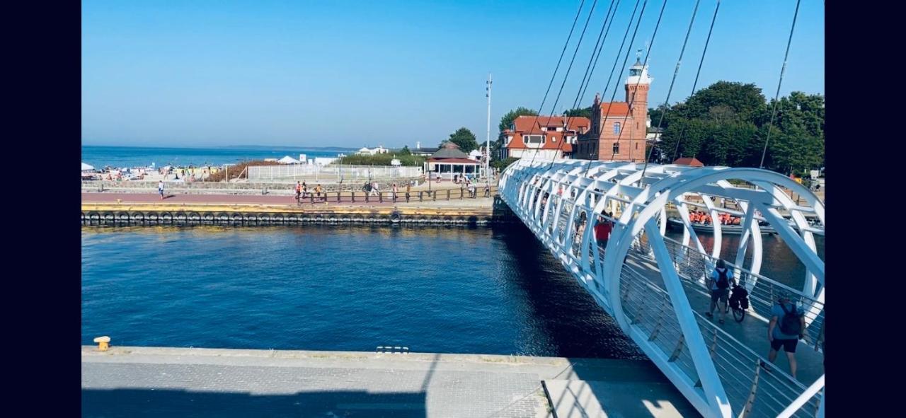 Apartament Blekit Fal Ustka Appartamento Esterno foto